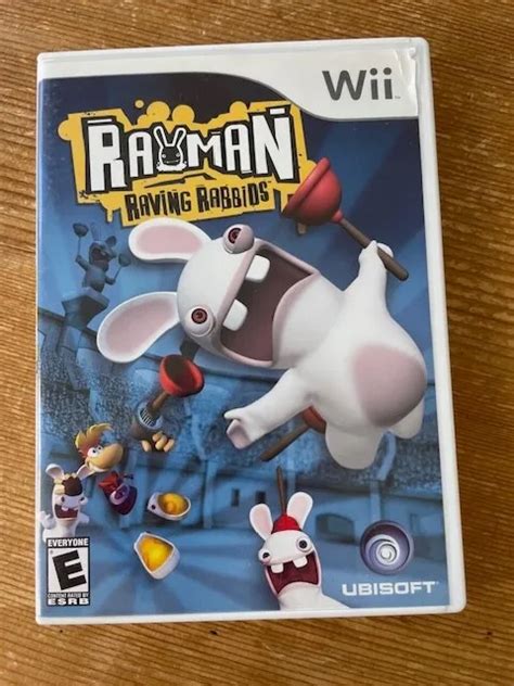 RAYMAN RAVING RABBIDS Nintendo Wii 2006 Complete With Manual 7 58