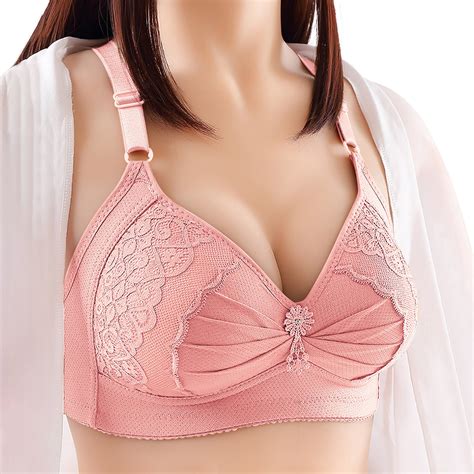 LEEy World Lingerie For Women Lift Wireless Bra Wirefree Bra With