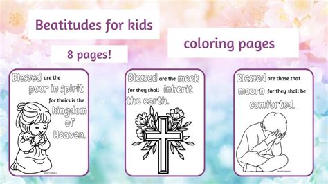 23 Beatitudes Coloring Pages Dalmacoralea