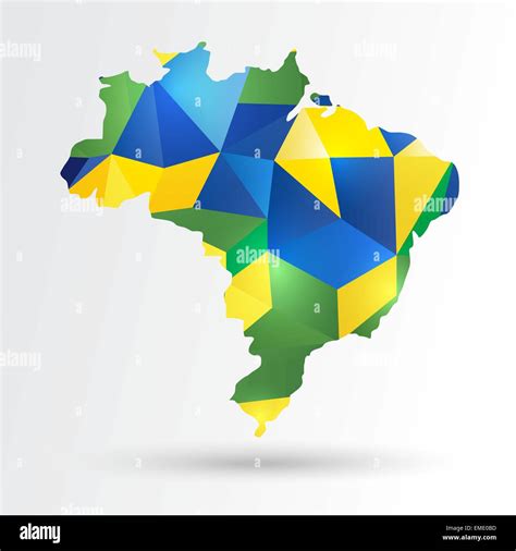 Map Of Brazil Poster Hi Res Stock Photography And Images Alamy