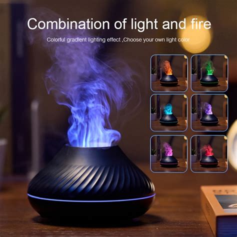 Kinscoter Volcanic Aroma Diffuser Essential Oil Lamp 130ml Usb Portable ...