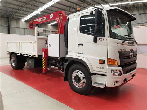 Hino GH 1828 500 Series Crane Truck Trucks Trailers Utes Hino VIC