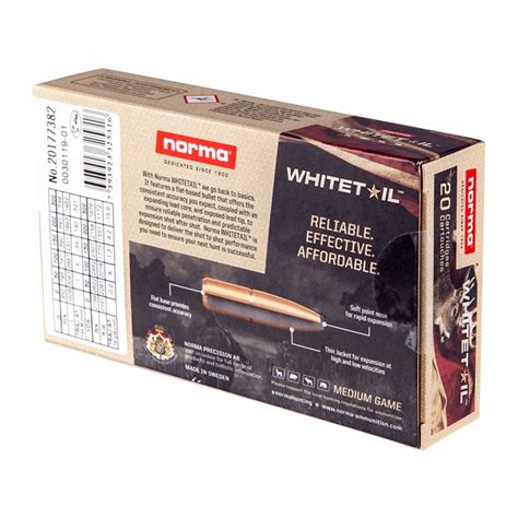 NORMA WHITETAIL 308 WINCHESTER AMMO