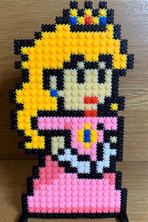 Princess Peach Pixel Art Plastic Blocks Kit DIY Creative - Etsy