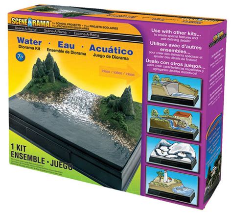 Woodland Scenics Sp4113 Scene A Rama Water Diorama Kit Sidetrack Hobby