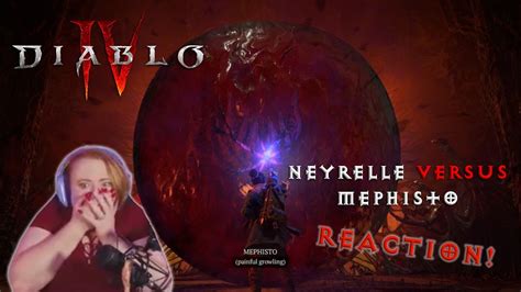 Diablo Iv Final Cinematic Neyrelle Traps Mephisto Diablo Reaction