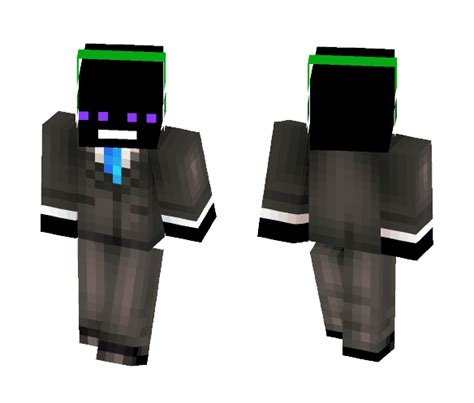 Install Enderman In A Suit Skin For Free Superminecraftskins