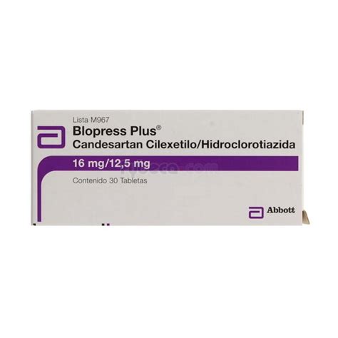 Blopress Plus Tabs Mg Mg C Suelta Fybeca