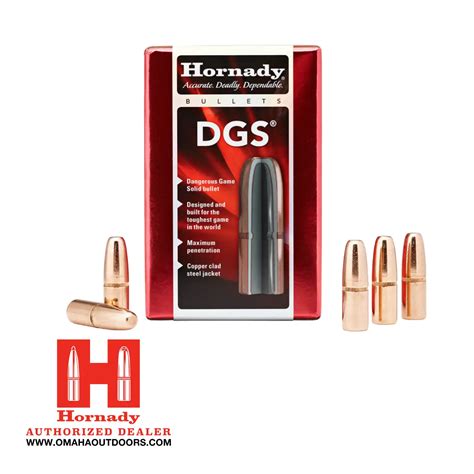 Hornady Dangerous Game 423 Caliber 400 Grain Bullets Omaha Outdoors