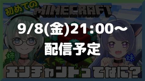 マインクラフト】初めてのエンチャントに挑戦！姉妹の🔰初心者マイクラ🔰【minecraft】【初見】【パン耳姉妹】【女性実況】 Minecraft Summary マイクラ動画