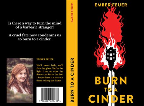 Burn to a Cinder | Book Cover Design on Behance