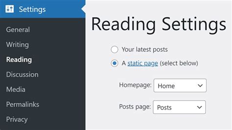 How To Configure Your Wordpress Reading Settings Youtube