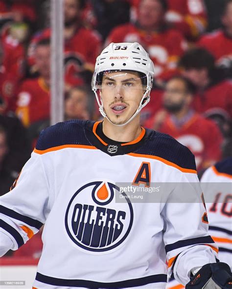 Ryan Nugent Hopkins Of The Edmonton Oilers In Action Against The