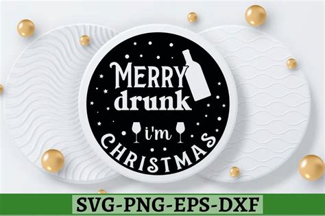 Merry Drunk Im Christmas Svg Merry Drunk Im Christmas So Fontsy