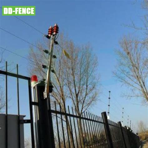 Electric Security Fence High Voltage Pulse Electric Fence Alarm System With Ce Certification