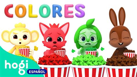 Aprende Colores con Palomitas de Arcoíris Colores para niños de 2 a 3