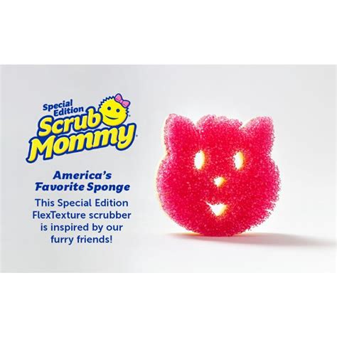 Scrub Daddy My Scrub Mommy Dual Sided Flextexture With Resofoam