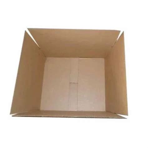 Brown Rectangle 5 Ply Corrugated Box Box Capacity 6 10 Kg At Rs 12