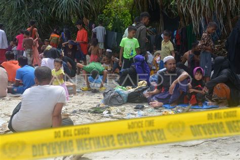 Imigran Rohingya Kembali Mendarat Di Pulau Sabang ANTARA Foto