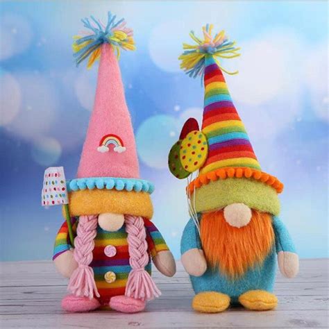 Gay Rainbow Decorations Holiday Nordic Gnomes Decoration Gay Pride