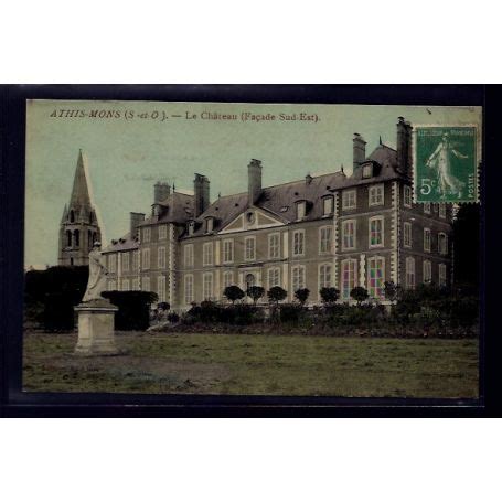 Carte Postale 91 Athis Mons Le Chateau Facade Sud Est Voyage