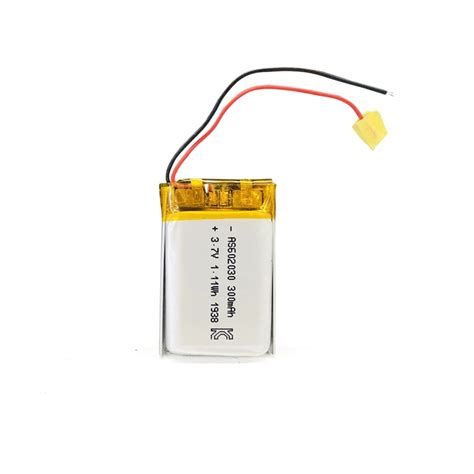 602030 Rechargeable Lithium Polymer Battery 3 7V 300mAh Lipo Battery