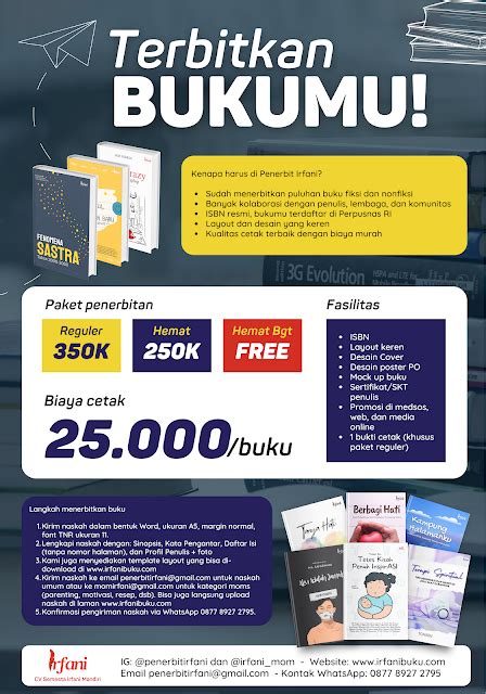 Bagaimana Cara Mudah Menerbitkan Buku Sendiri Penerbit Irfani