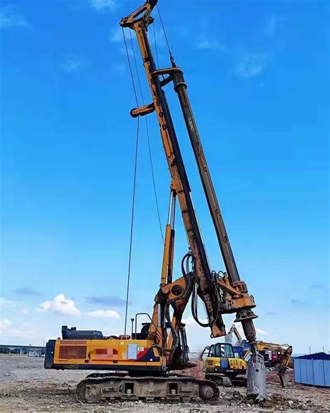 Used Best Hydraulic Telescopic Crawler Chassis Rotary Drilling Rig