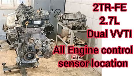 2TR FE Dual VVTI Engine View And All Sensor Location