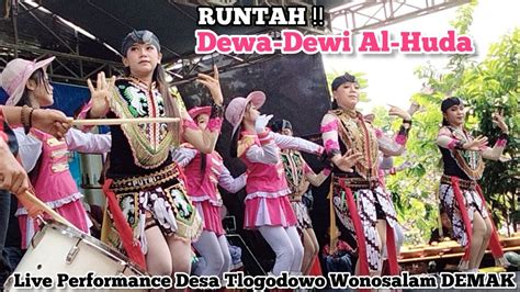 RUNTAH Versi Drumband Dewa Dewi Al Huda Live Performance Desa