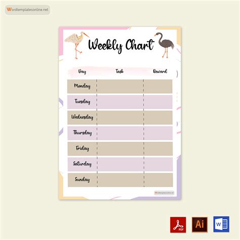 12 Free Behavior Chart Templates For Kids