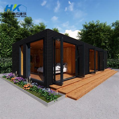 Wooden Cladding Prefab Prefabricated Container Houses For Australian