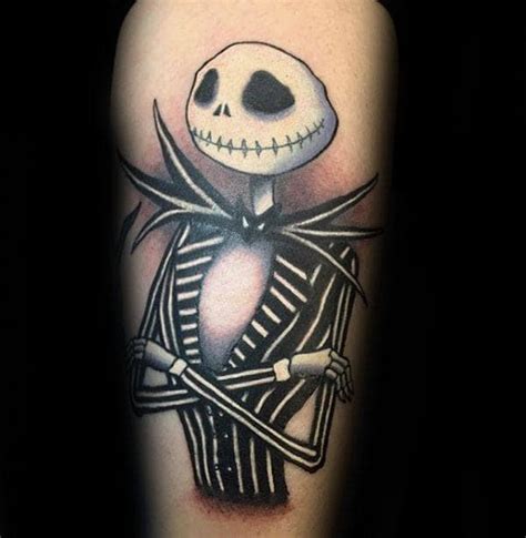 Nightmare Before Christmas Tattoos For Men Design Ideas