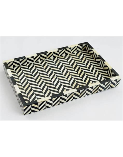 Bone Inlay Zig Zag Serving Tray Size Cm At Best Price In Jodhpur