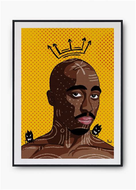 Tupac Shakur 2pac Par Grand Manguier Cadres Anka