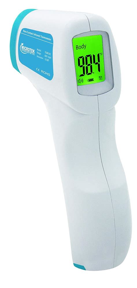 Microtek Infrared Thermometer Non Contact Forehead Thermometer With