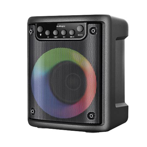 Ripley Parlante Portatil Bluetooth Con Rgb Usb Sd Bateria Recargable