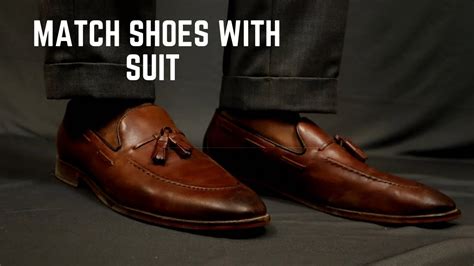 How To Match Shoes With Your Suit Best Shoes To Wear With A Suit Youtube