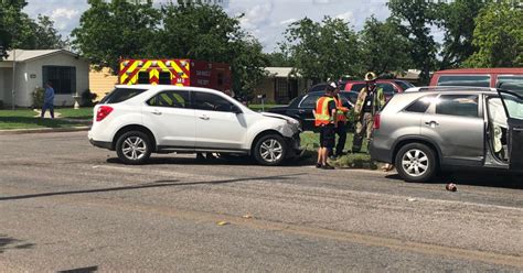 Kia Runs Stop Sign Causing Three Vehicle Crash Sends One To Hospital