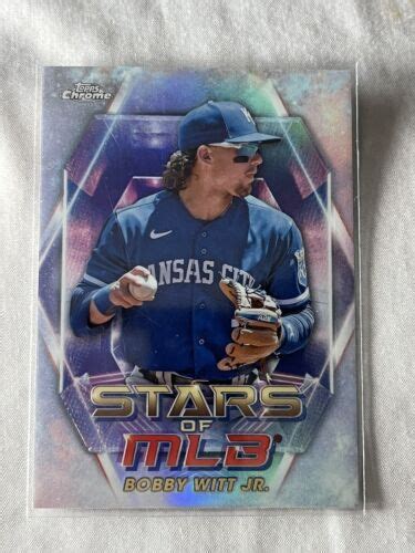 Topps Stars Of Mlb Chrome Smlbc Bobby Witt Jr Ebay