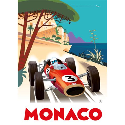 Affiche Monsieur Z Grand Prix Monaco