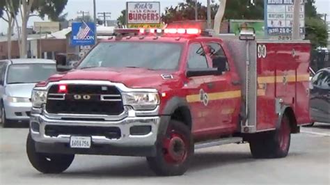 LACOFD Squad 90 Responding YouTube