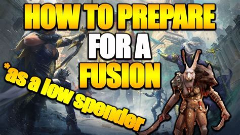 HOW TO PREPARE FOR ANY FUSION AS A LOW SPENDER FREE TO PLAY PLAYER