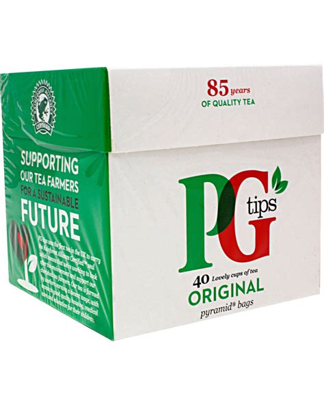 PG Tips Tea Bags (40 Count) - 4 oz / 116 g | A Little Taste