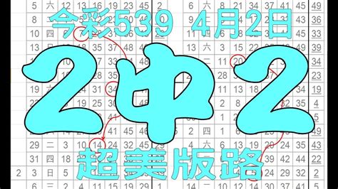 【539財神爺】4月2日 上期中05 09 今彩539 2中2 Youtube