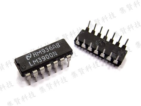 Lm3900 積體電路 Quadruple Operational Amplifier 集賢科技