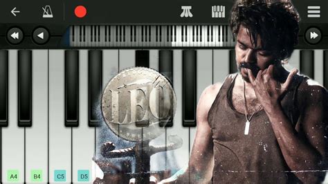 Leo Bloody Sweet Bgm Easy Piano Tutorial Anirudh Vijay