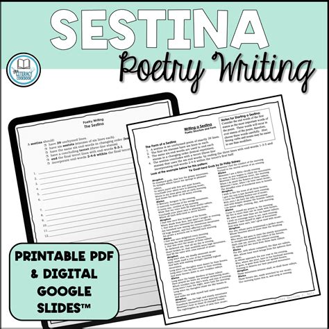 Sestina - Poetry Writing - Poem Writing Form to Guide Process - Classful