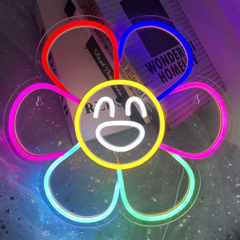 Buy Smiley Face Sunflower Neon Sign Light LED Smiley Face Gifts Light