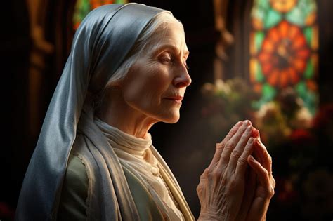 O Que É Uma Pessoa Religiosa - Pessoa de conceito religioso reza a deus, freira, fé, igreja bíblica ...